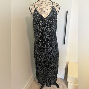 COPY - Maxi Button Polka Dot Dress